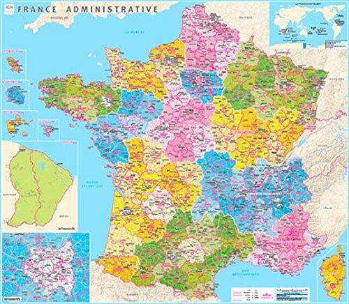 France. Administrative map