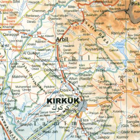 maps road maps atlases iraq