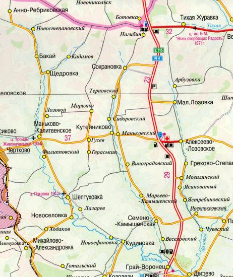 Ст калитвенская карта
