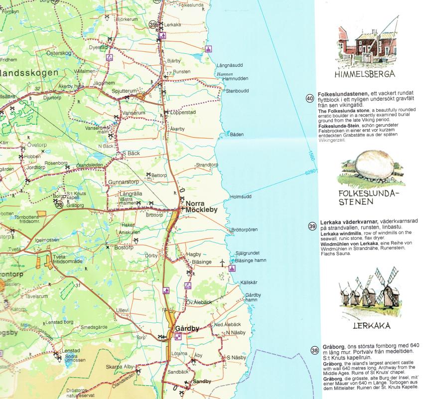 Maps - Road maps, atlases - Öland. Road map