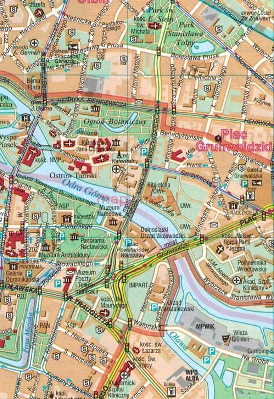 Maps City maps, atlases Wroclaw
