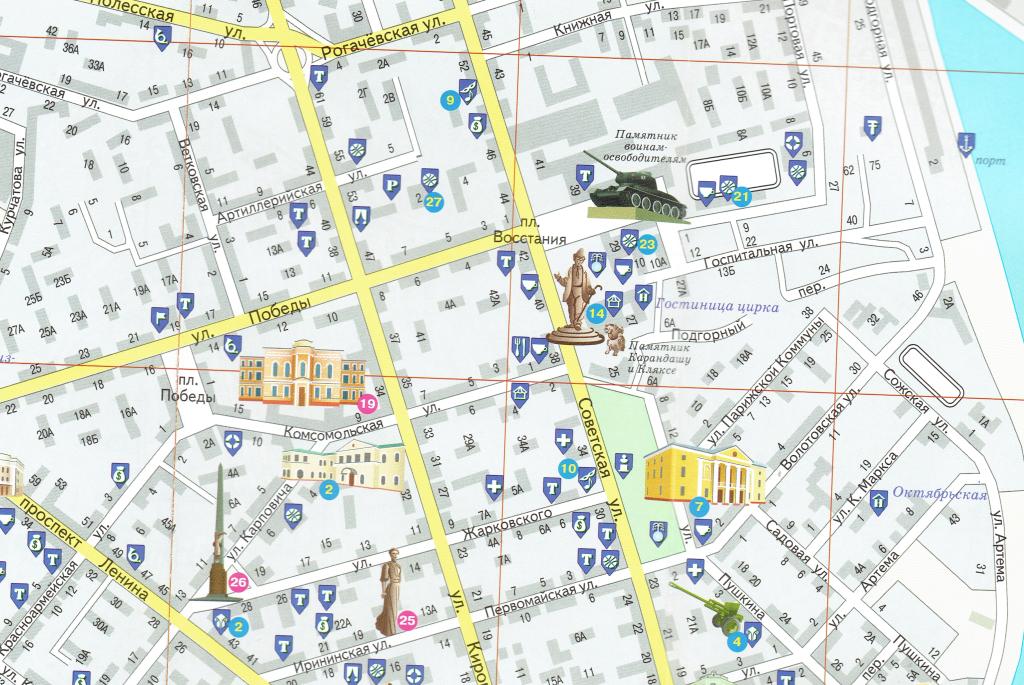 Покажи карту гомеля. Карта Гомеля с улицами. Гоголевская карта.