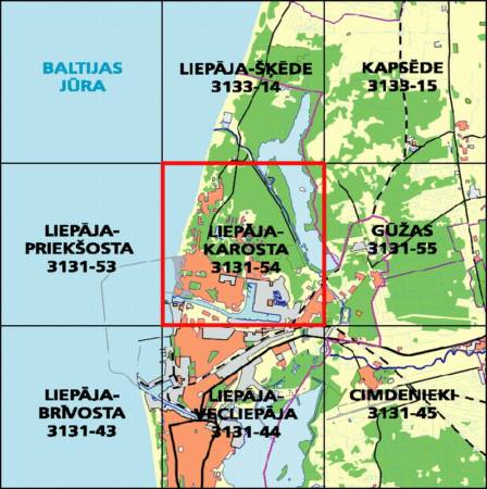 Карта латвии лиепая