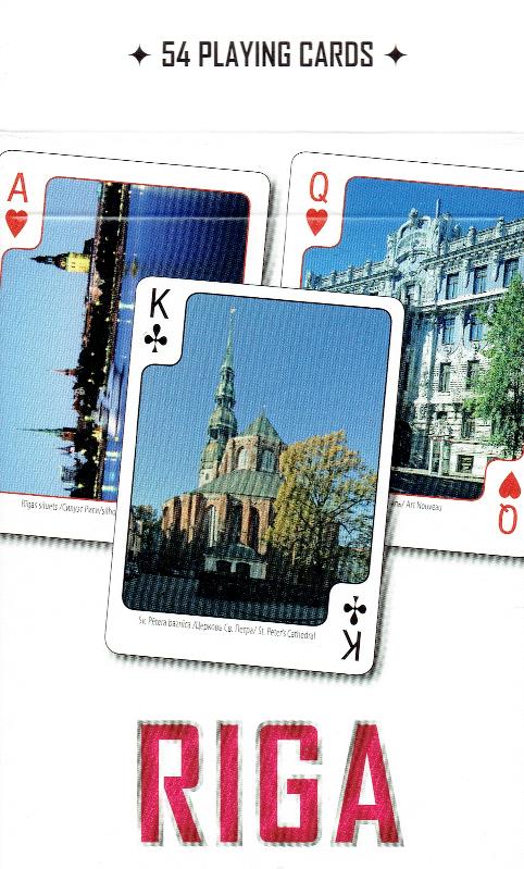 Rīgas skati. Spēļu kārtis - suvenīrs