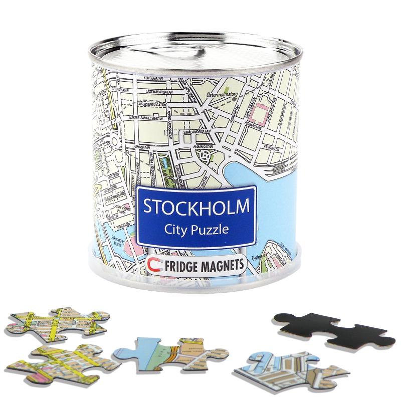 Stockholm city. Magnetic puzzle