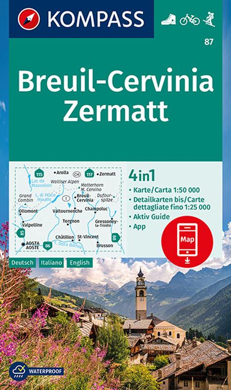Breuil-Cervinia, Zermatt. Kompass 87
